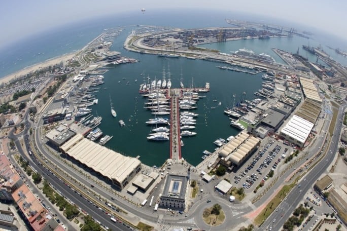 Vista aérea de la Marina Real Juan Carlos I