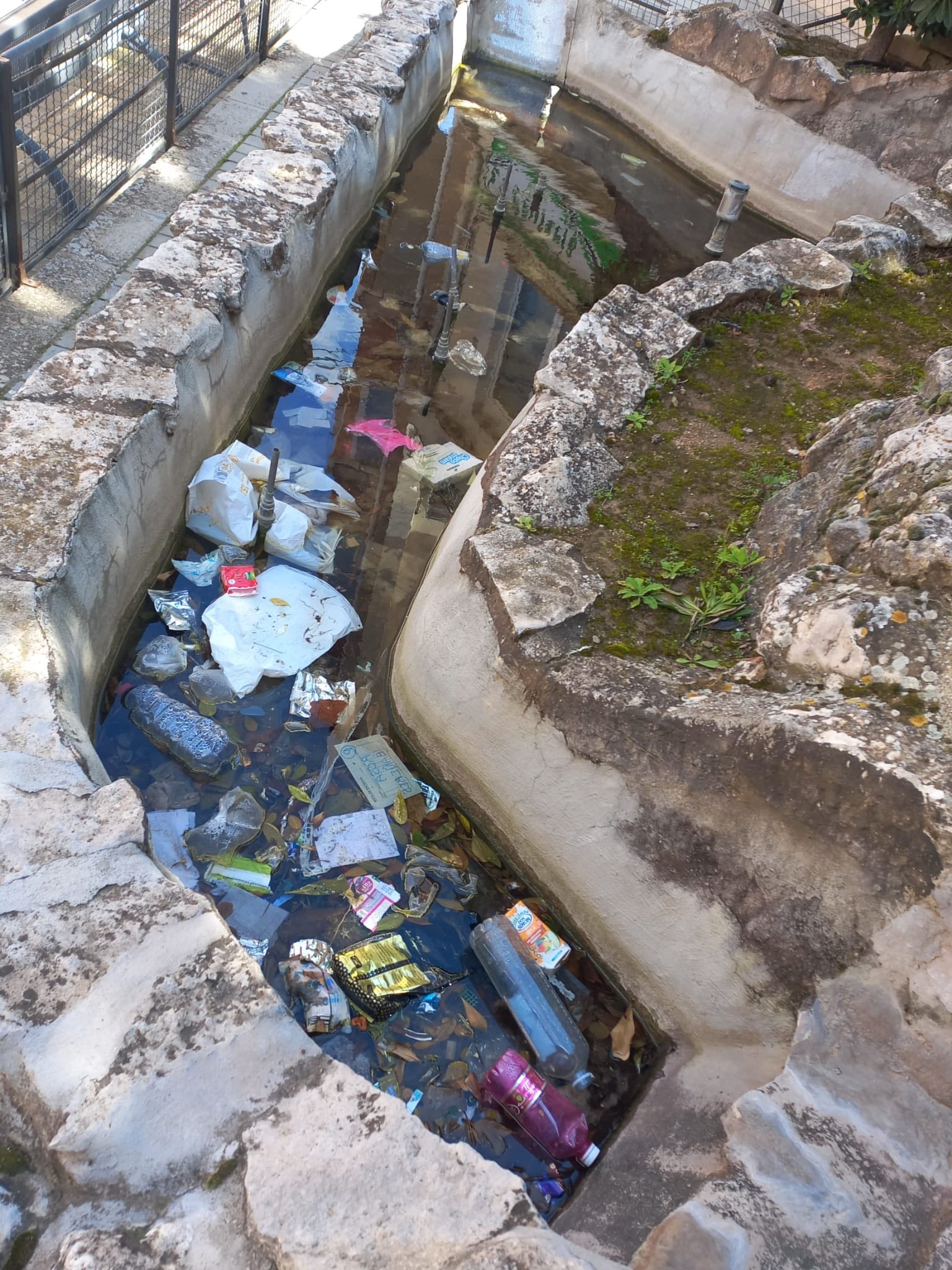 Suciedad en la zona