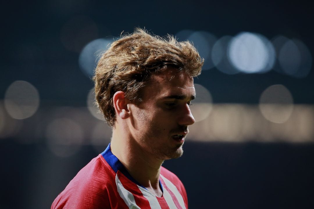 Griezmann, durante un partido con el Atlético