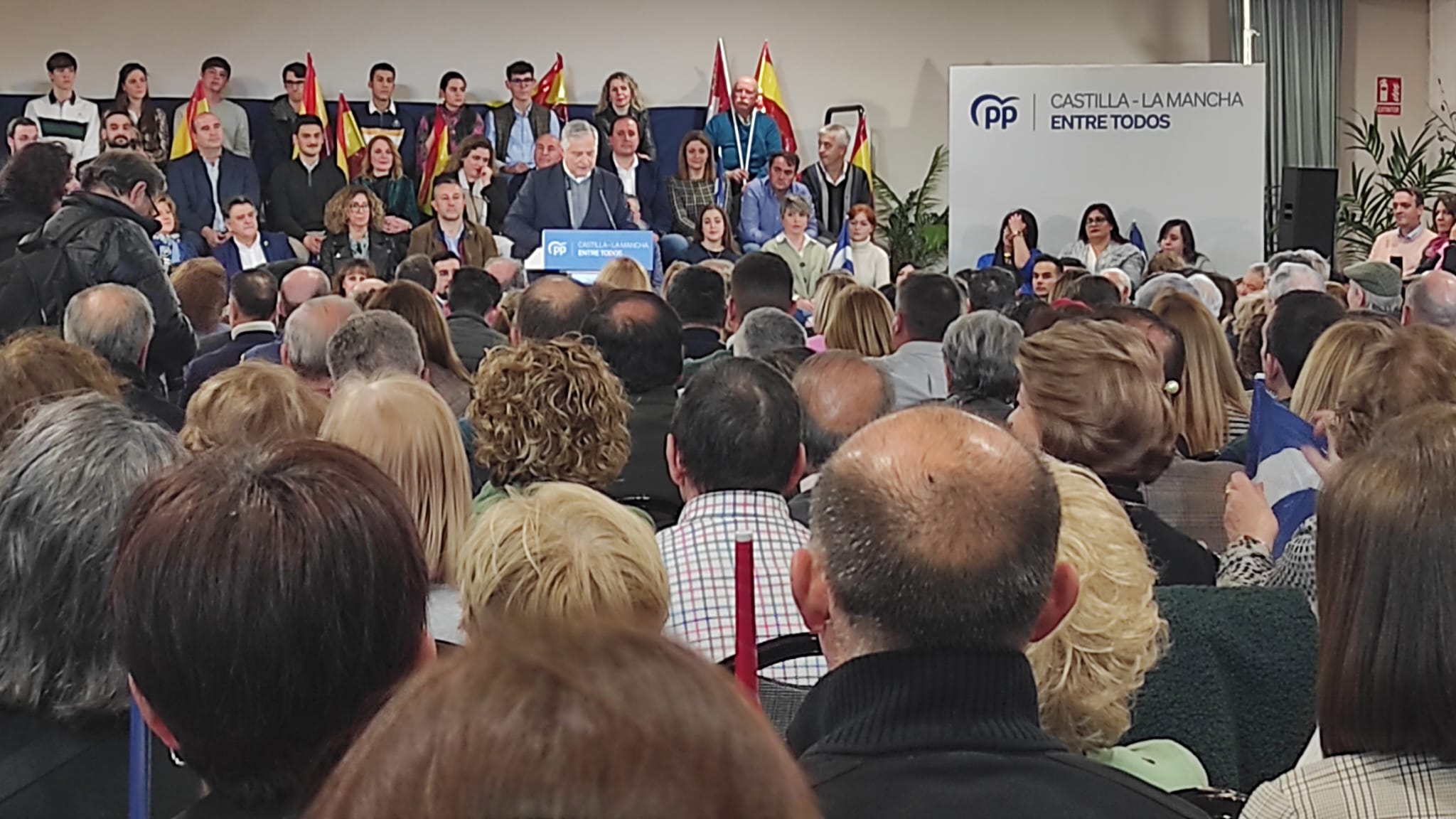 Francisco Cañizares candidato a la alcaldía de Ciudad Real durante su intervención