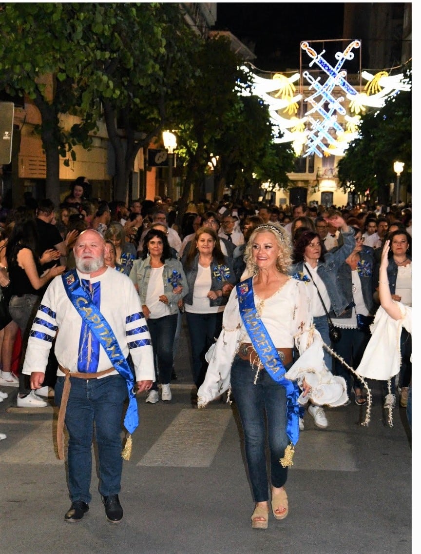 José y Ana, durante la Entradica