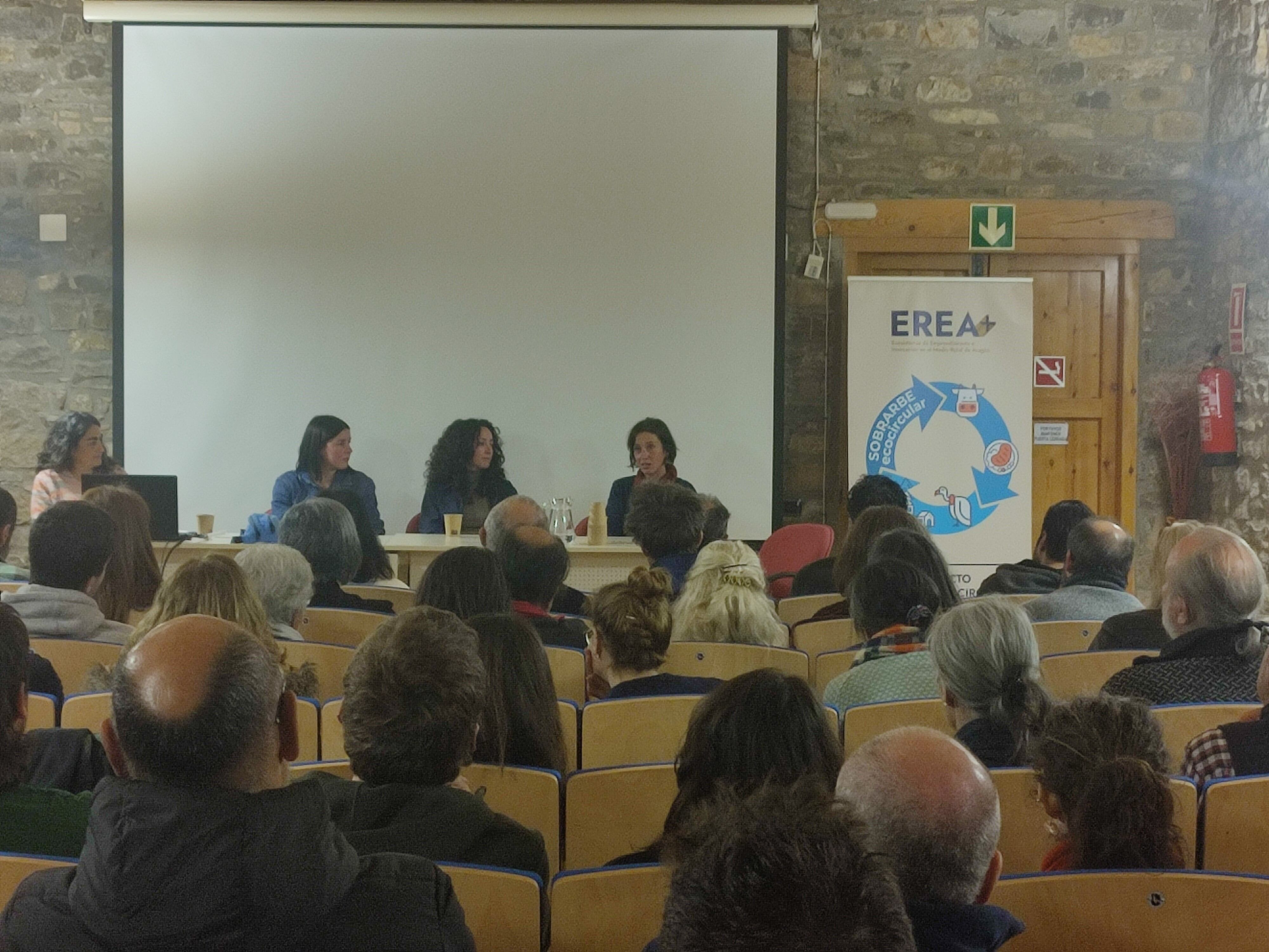 Mesa Redonda sobre el tema Visiones Sector Agroalimentario Sobrarbe, del proyecto Sobrarbe Ecocircular