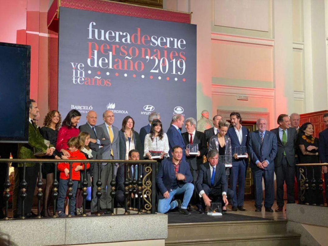 Juan Pablo Martínez &#039;Tito&#039; en la entrega de los premios