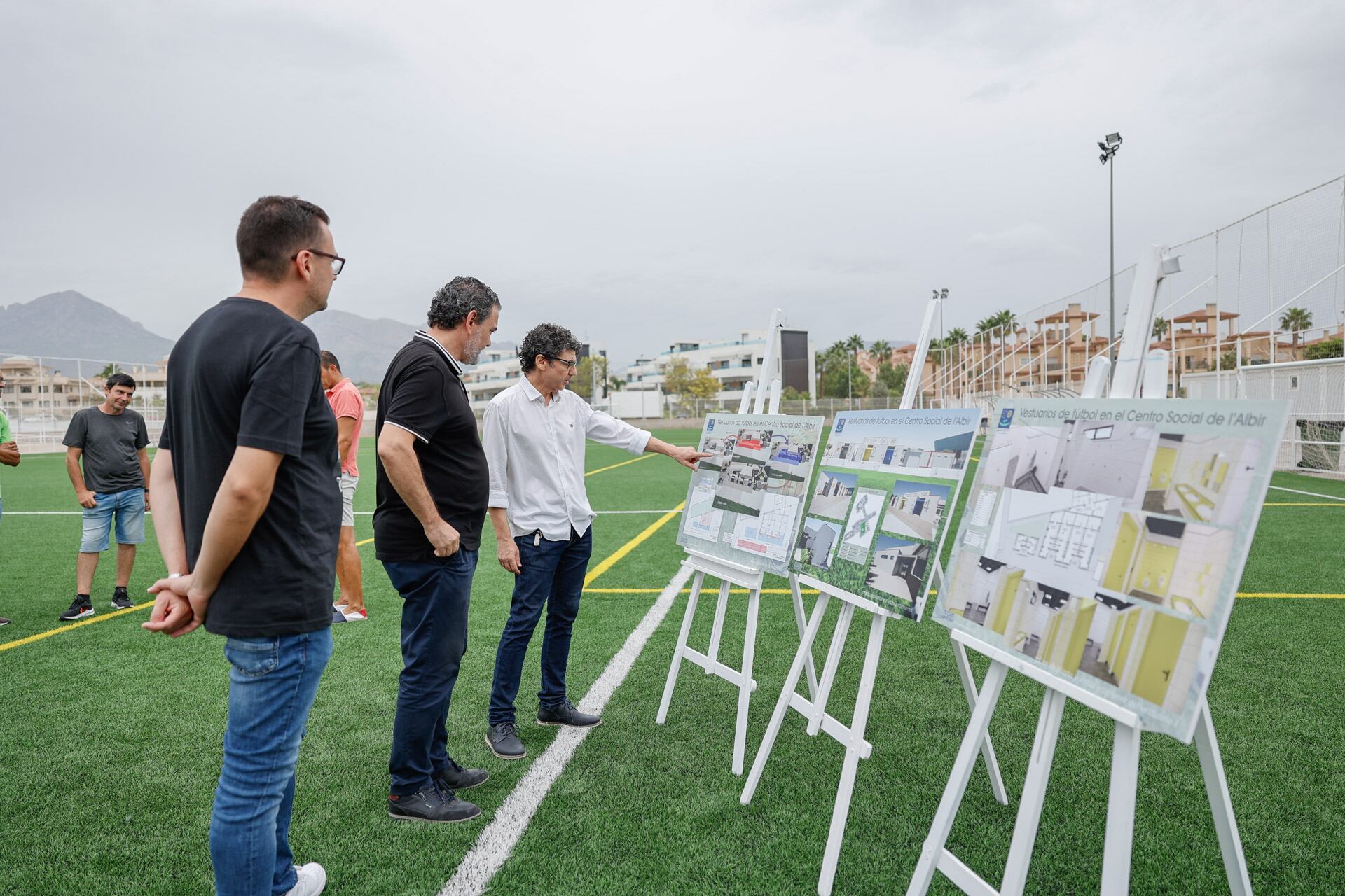 Vicente Arques y José Plaza durante la presentación del proyecto