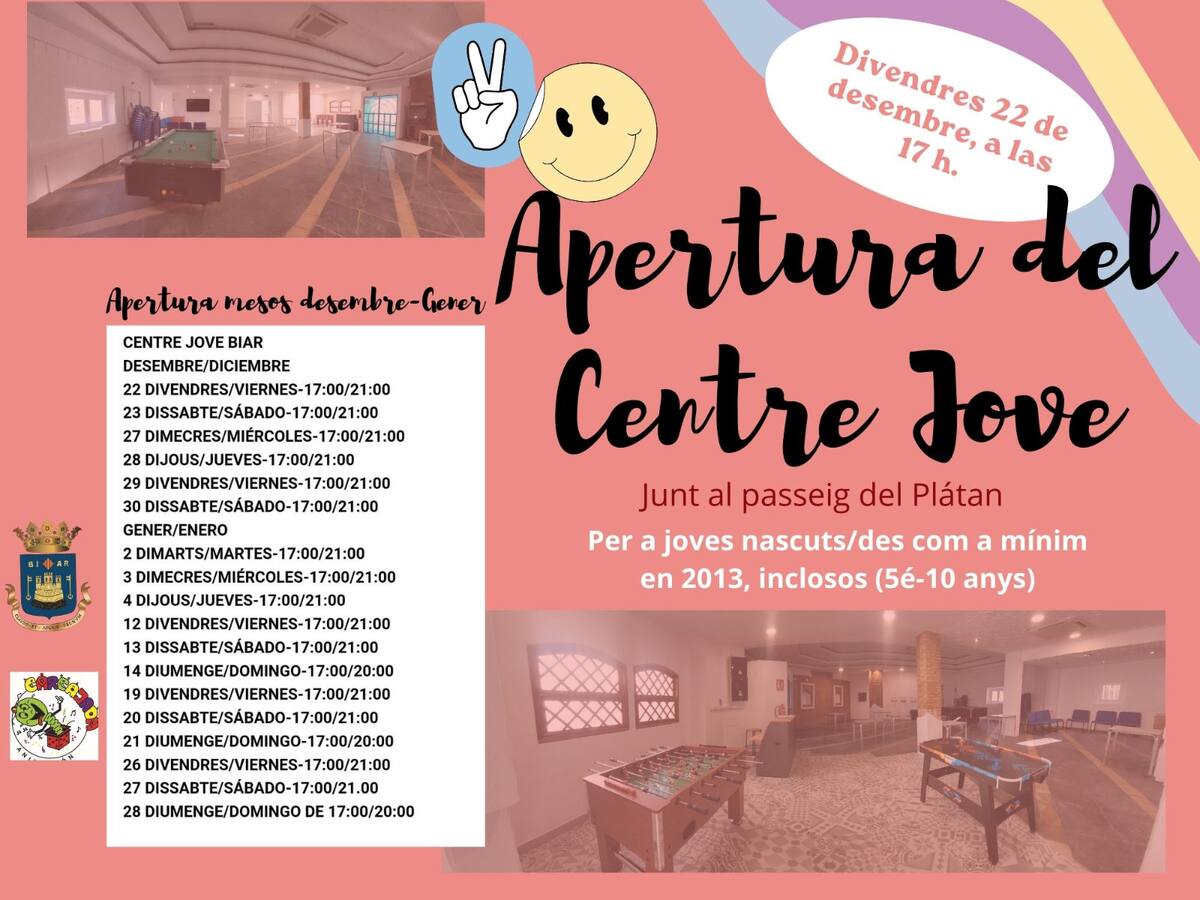 Biar inaugura el Centre Jove