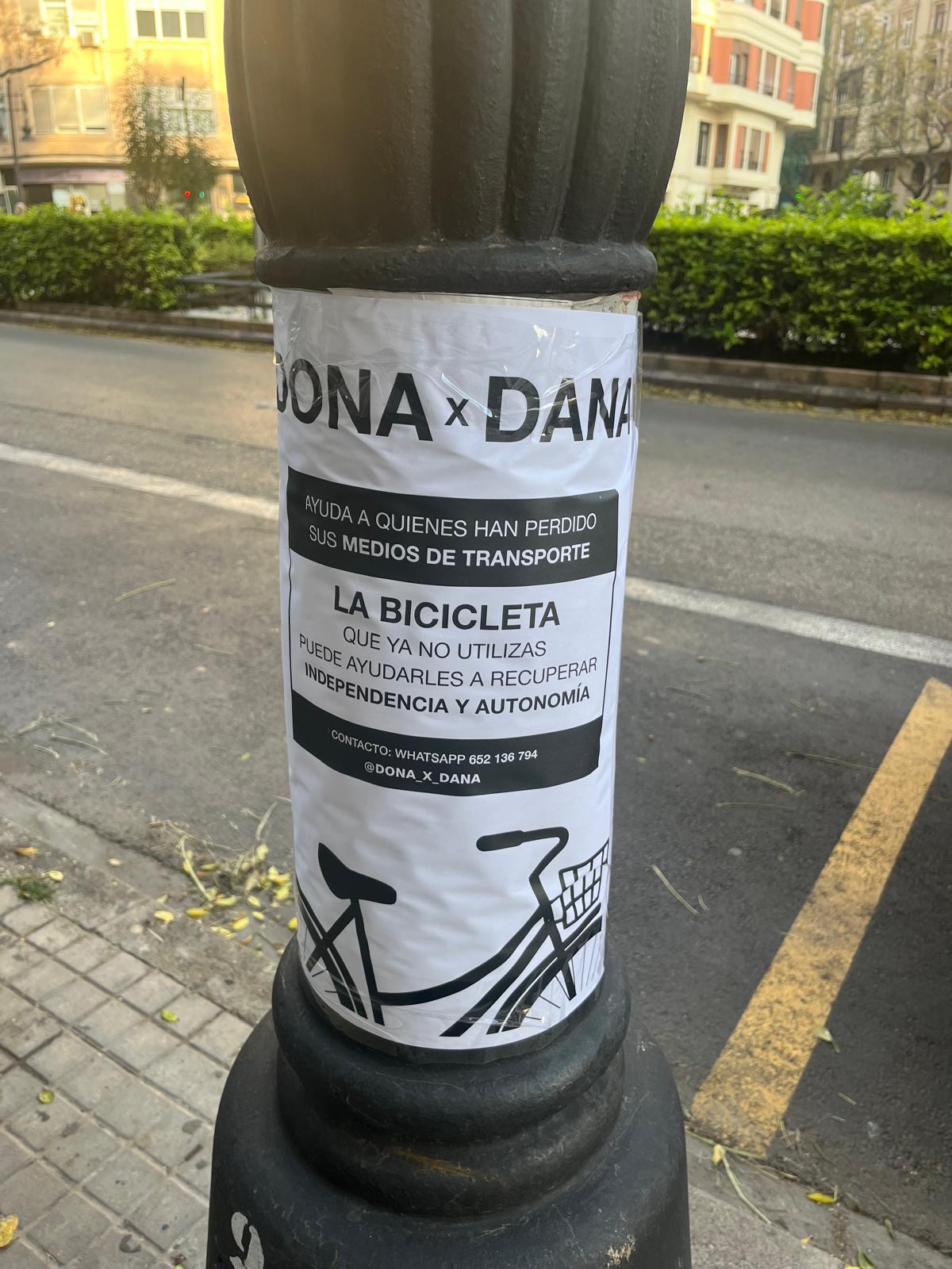 Donar bicicletas, una de las mil formas de ser solidario con los afectados por la DANA de Valencia