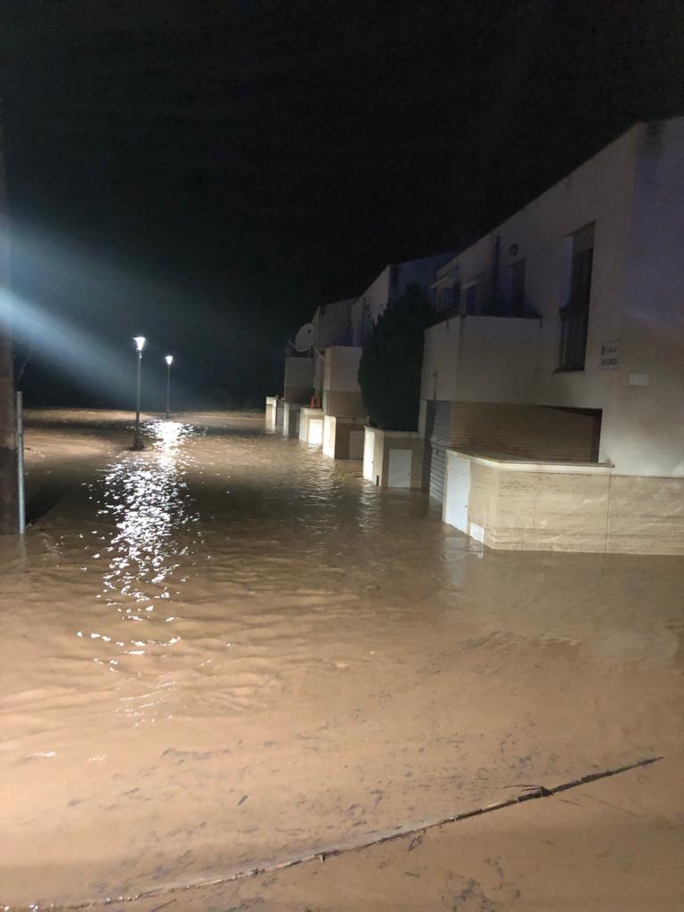 Las calles de Pomar de Cinca, en la noche del jueves