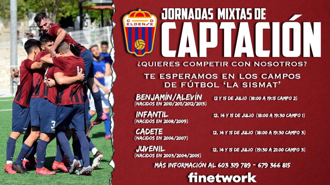 Comienzan la jornadas de captación del C. D. Eldense