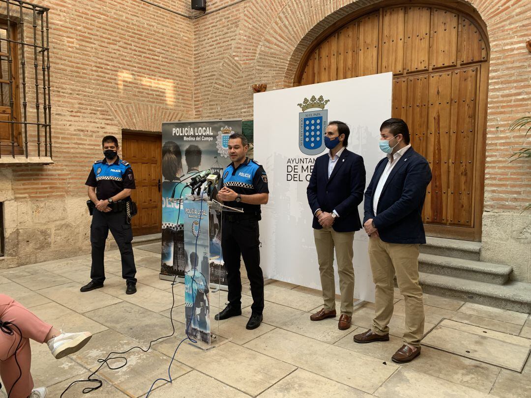 Presentación de la Memoria 2019 de la Policía Local en el Ayuntamiento de Medina del Campo