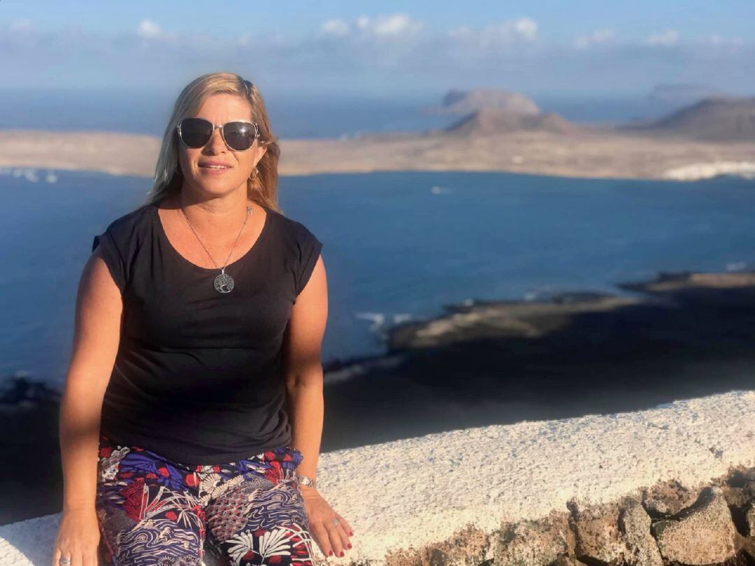 Alicia Páez, concejal delegada de la isla de La Graciosa.