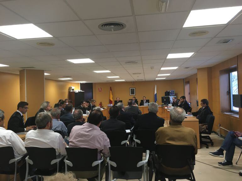 Un momento de la declaración de Miguel Zerolo.