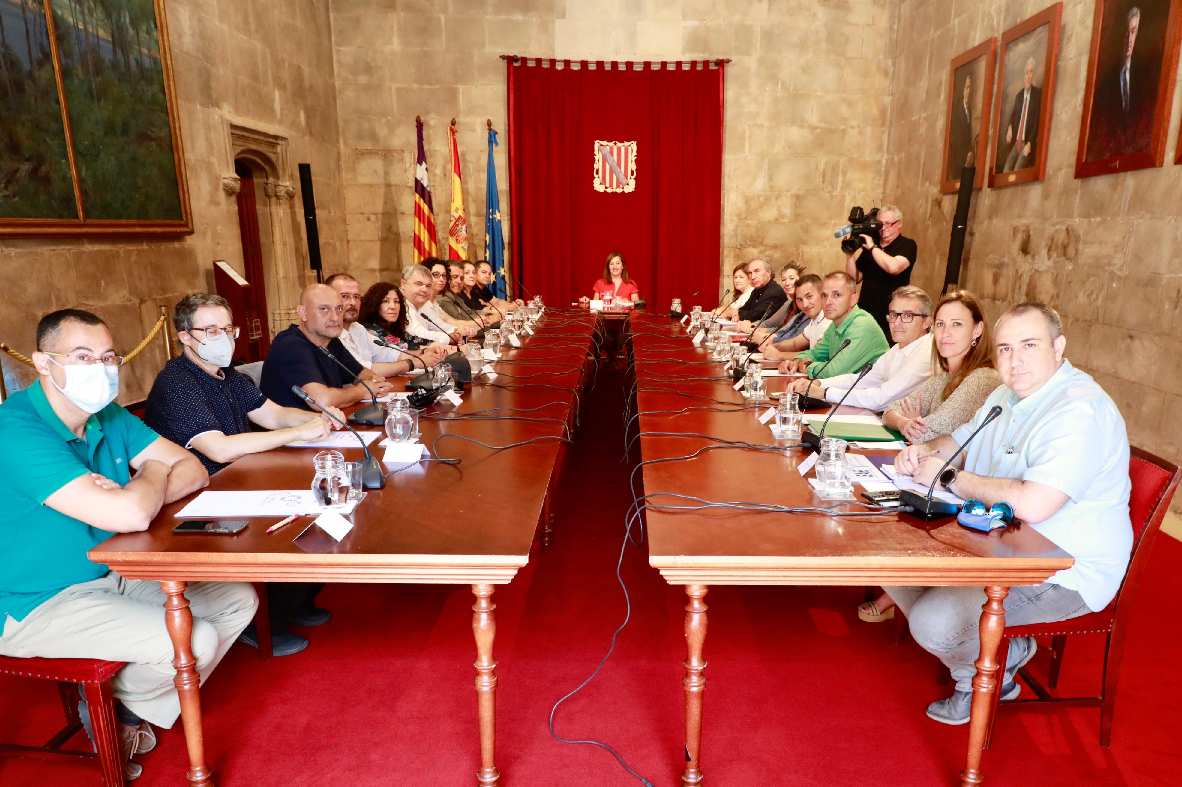 Un momento durante la presentación de la oferta de empleo público