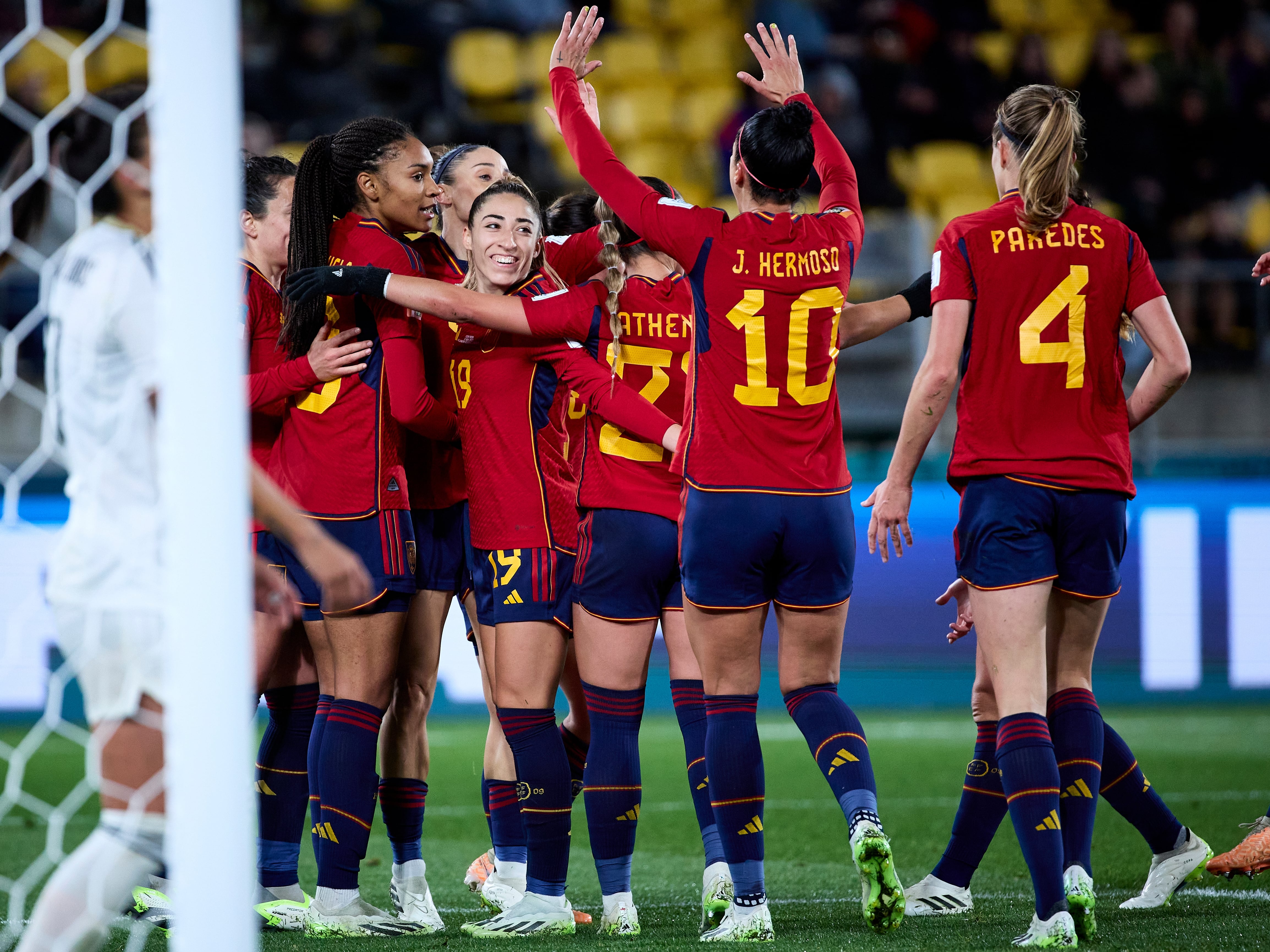 La selección española de fútbol femenino durante el Mundial de Australia y Nueva Zelanda. EFE/ Pablo García/RFEF