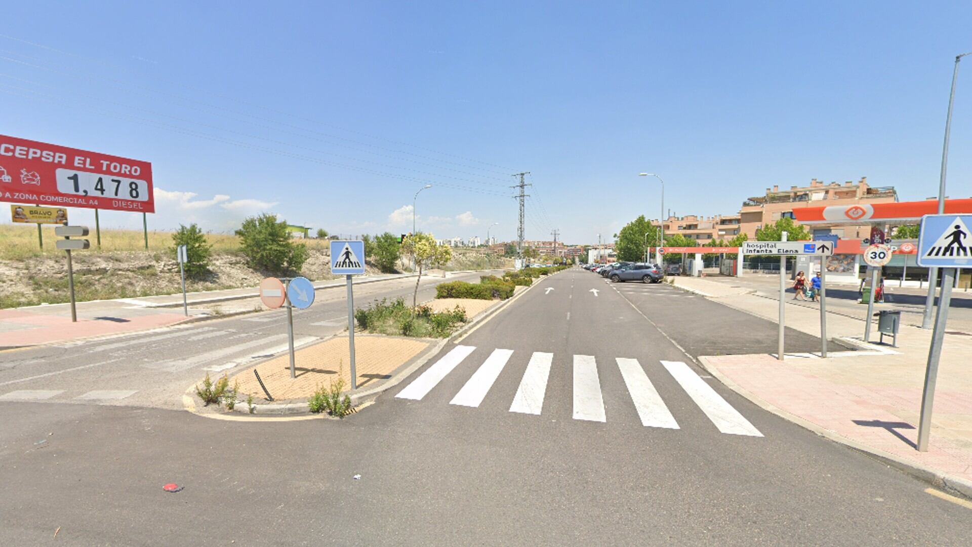 La avenida de España de Valdemoro