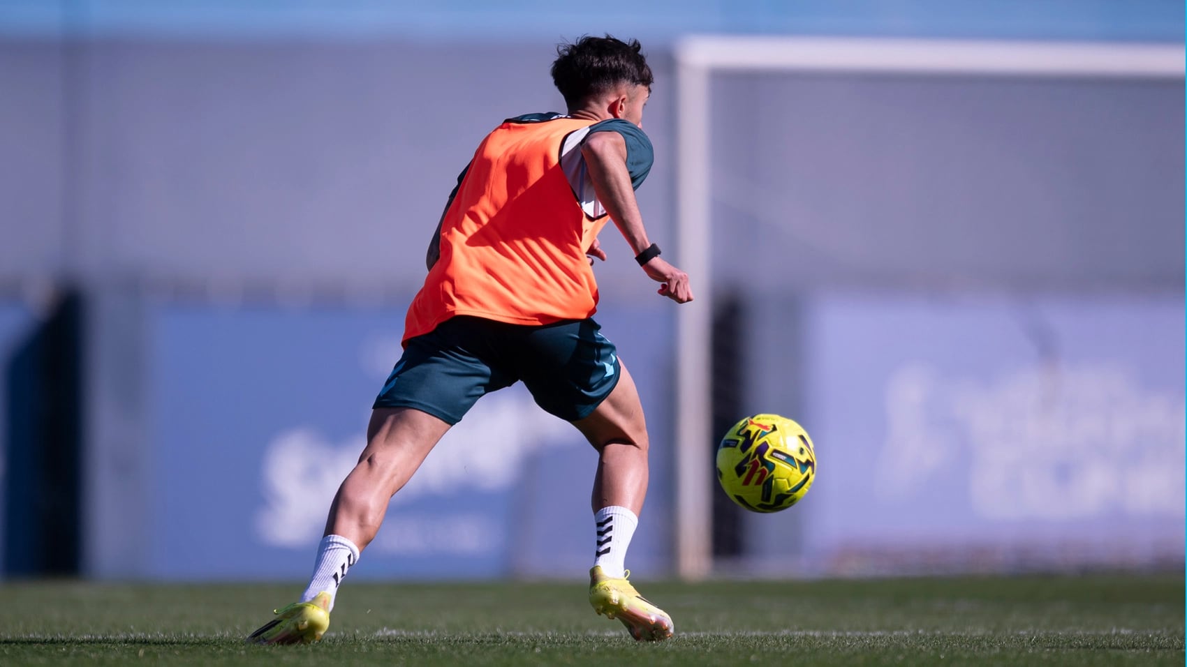 El Málaga trabajó con vistas al encuentro de este miércoles ante el Andorra