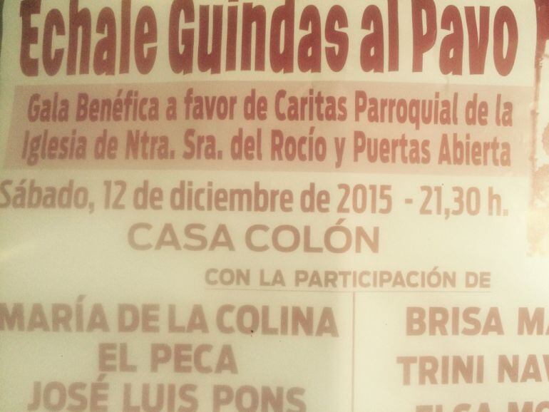 Cartel de la Gala