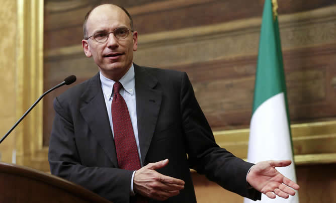 Enrico Letta en una foto de archivo