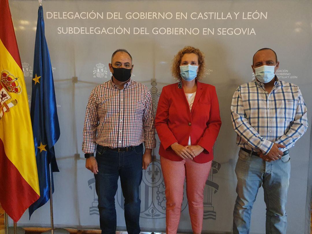 Reunión de la subdelegada del gobierno en Segovia con representantes del AEGC