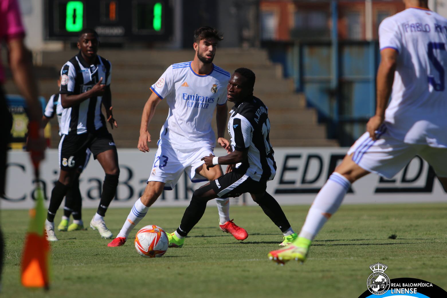Un momento del Balona-Castilla de la pasada temporada