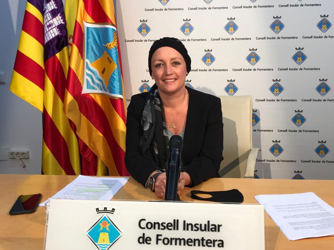 Alejandra Ferrer, presidenta del Consell de Formentera