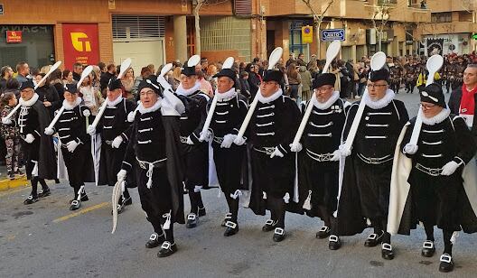 Integrantes de la escuadra Juerguitas en la Entrada Cristiana 20245.