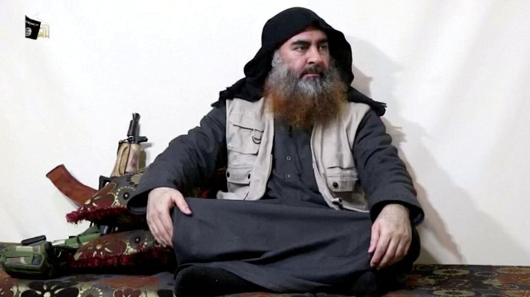 El líder del Daesh, Abu Bakr al-Baghdadi, en un vídeo grabado en abril.