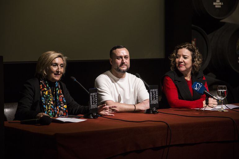 Daniel Doña durante la rueda de prensa en la que se presentó su espectáculo