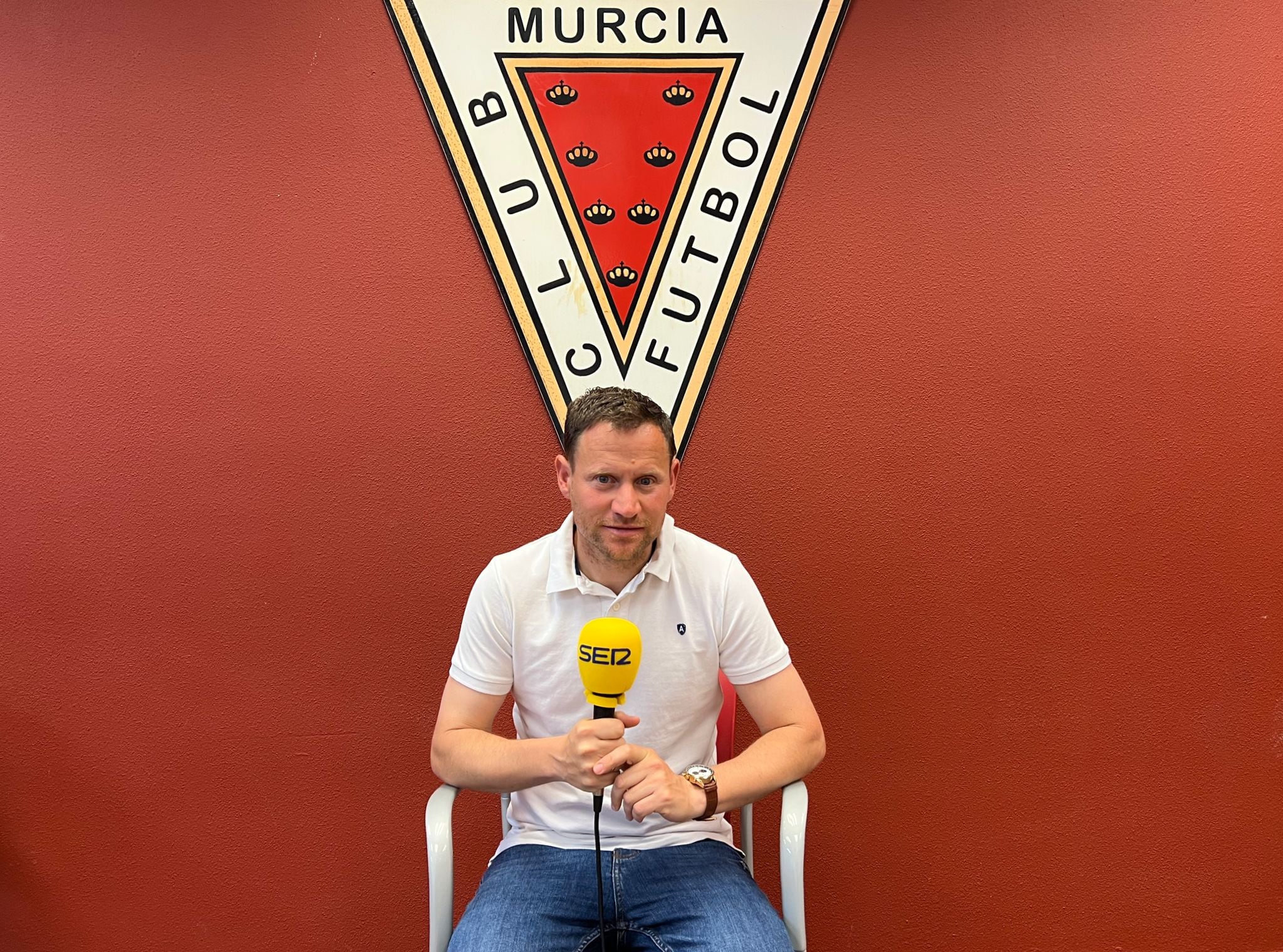 Mario Simón, entrenador del Real Murcia