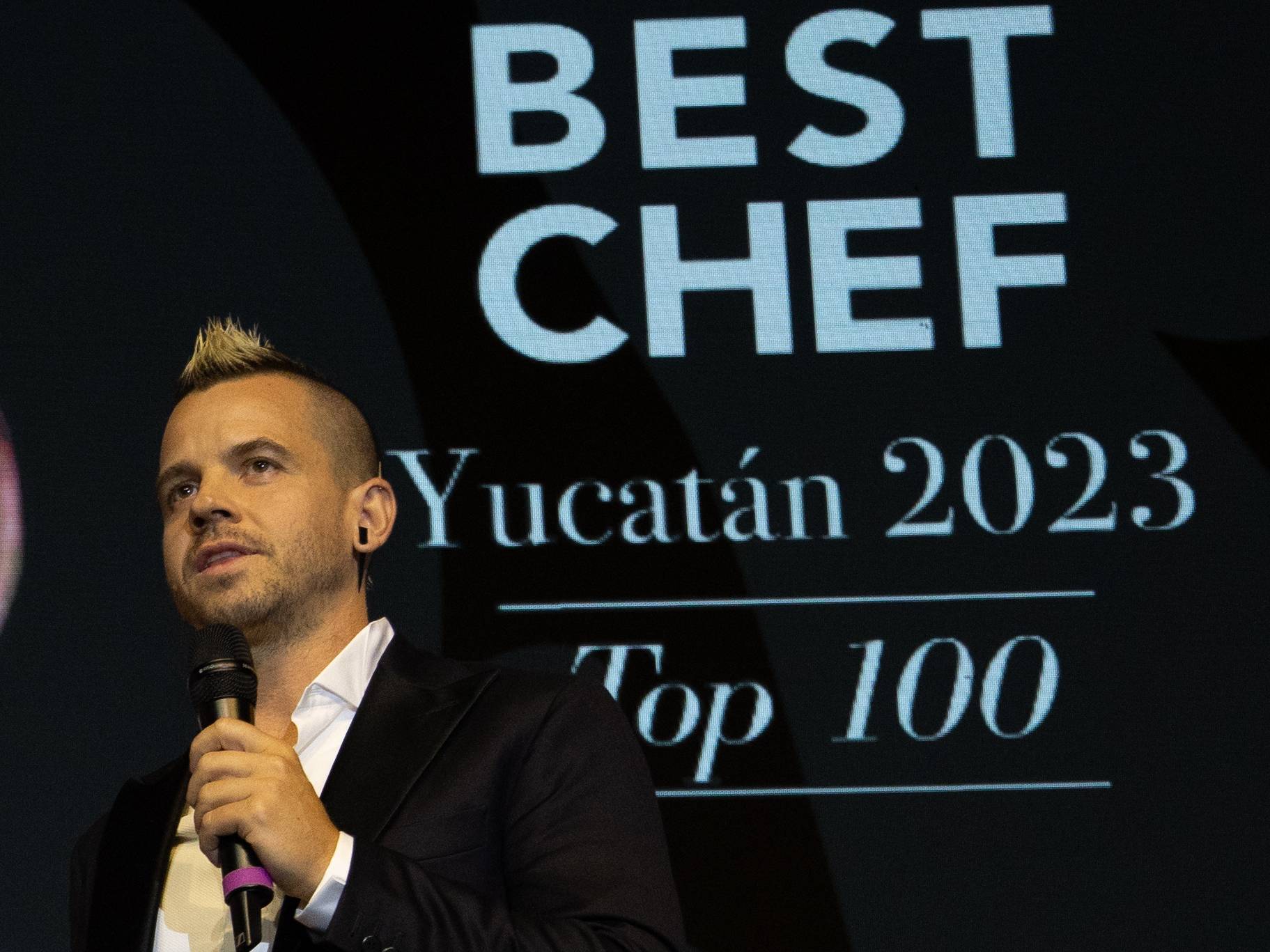 Dabiz Muñoz, en la gala de los premios The Best Chef 2023.