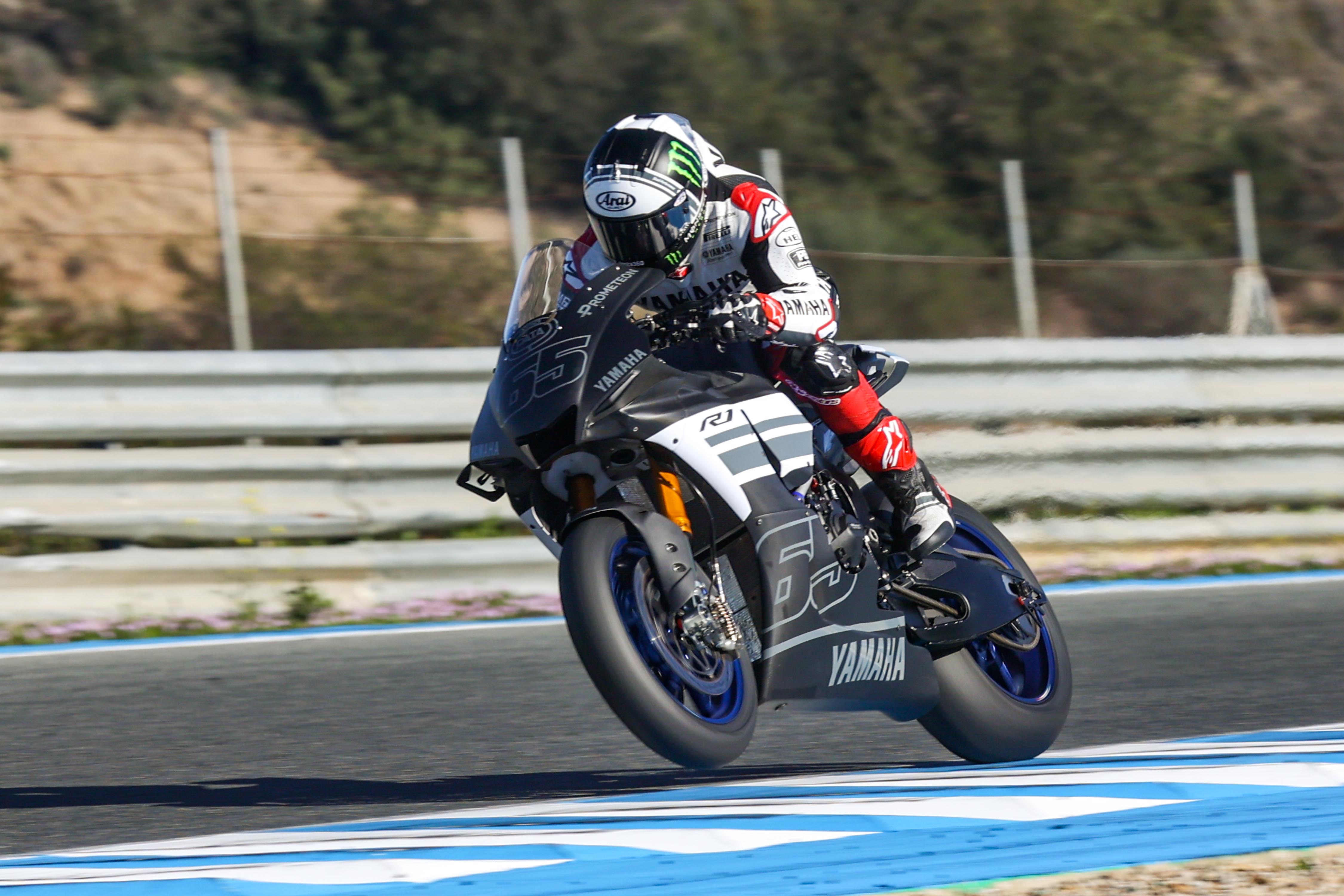 Jonathan Rea rodando en el Circuito de Jerez