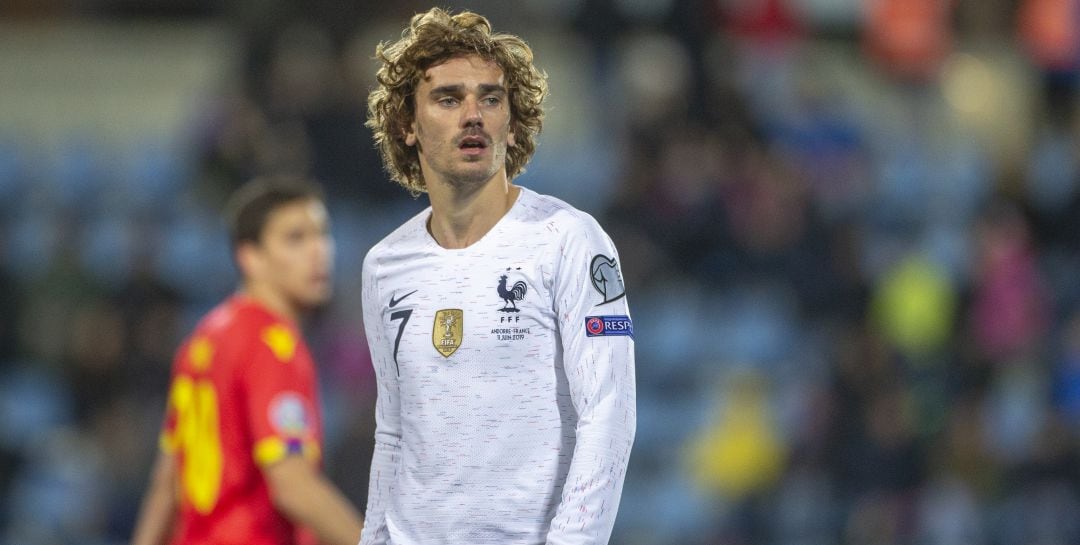 Griezmann, durante el último partido jugado con la selección de Francia