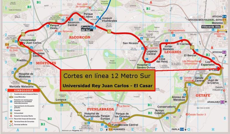 Plano de Metrosur