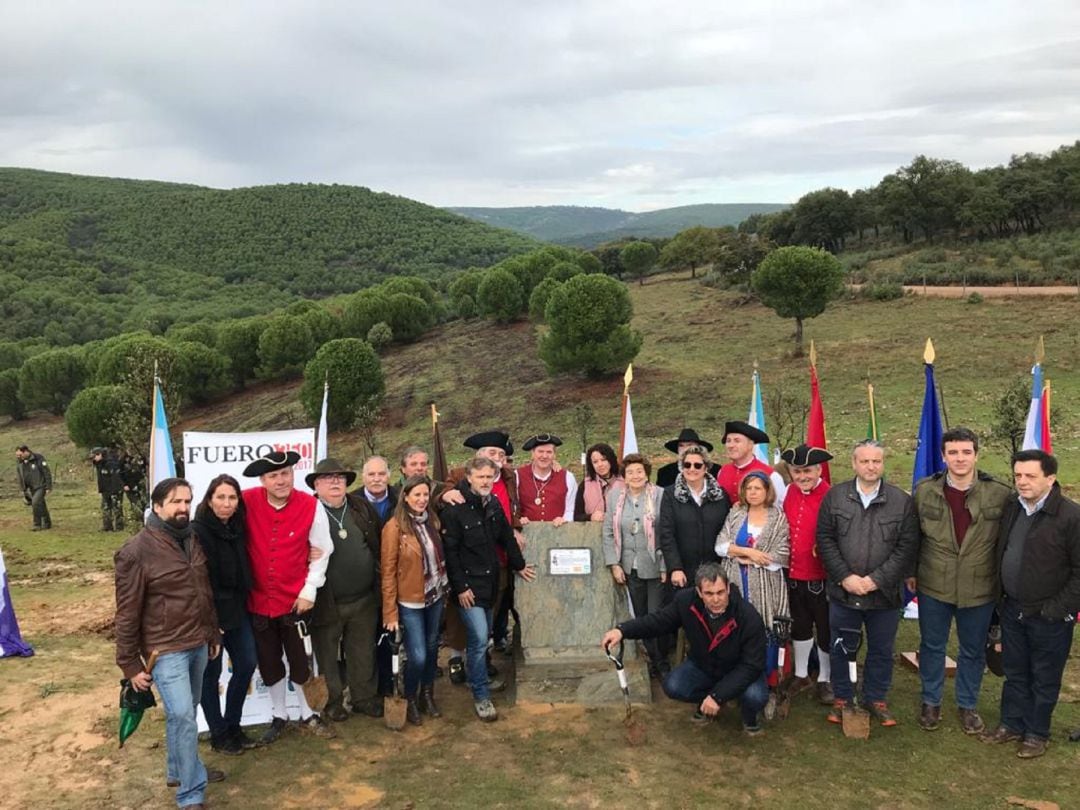 Plantación conmemorativa del Fuero de las Nuevas Poblaciones.