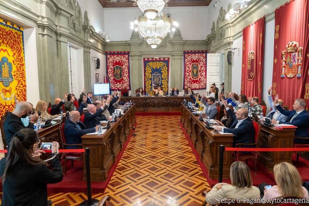 Pleno municipal de Cartagena