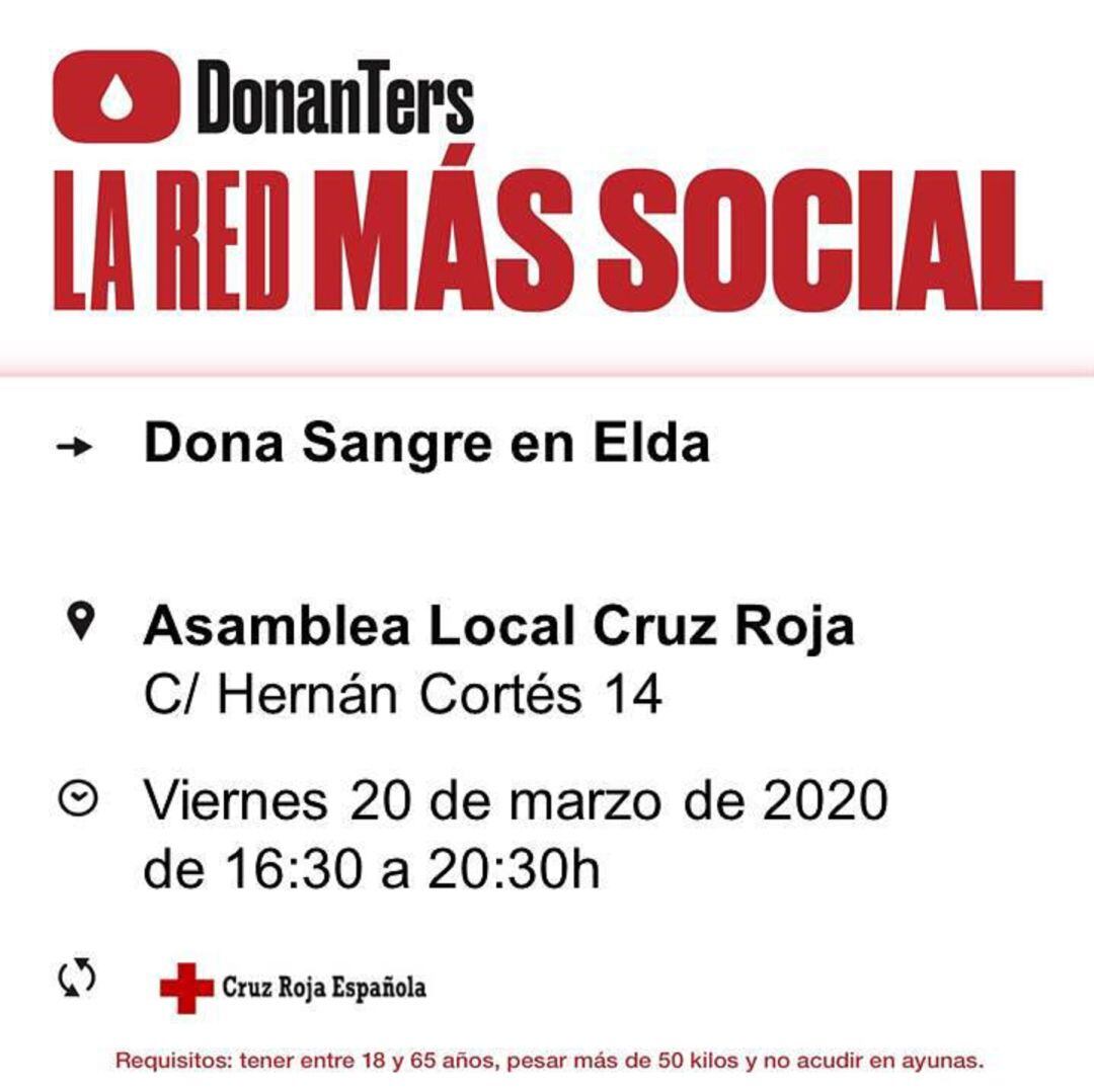 Donación de sangre en Elda