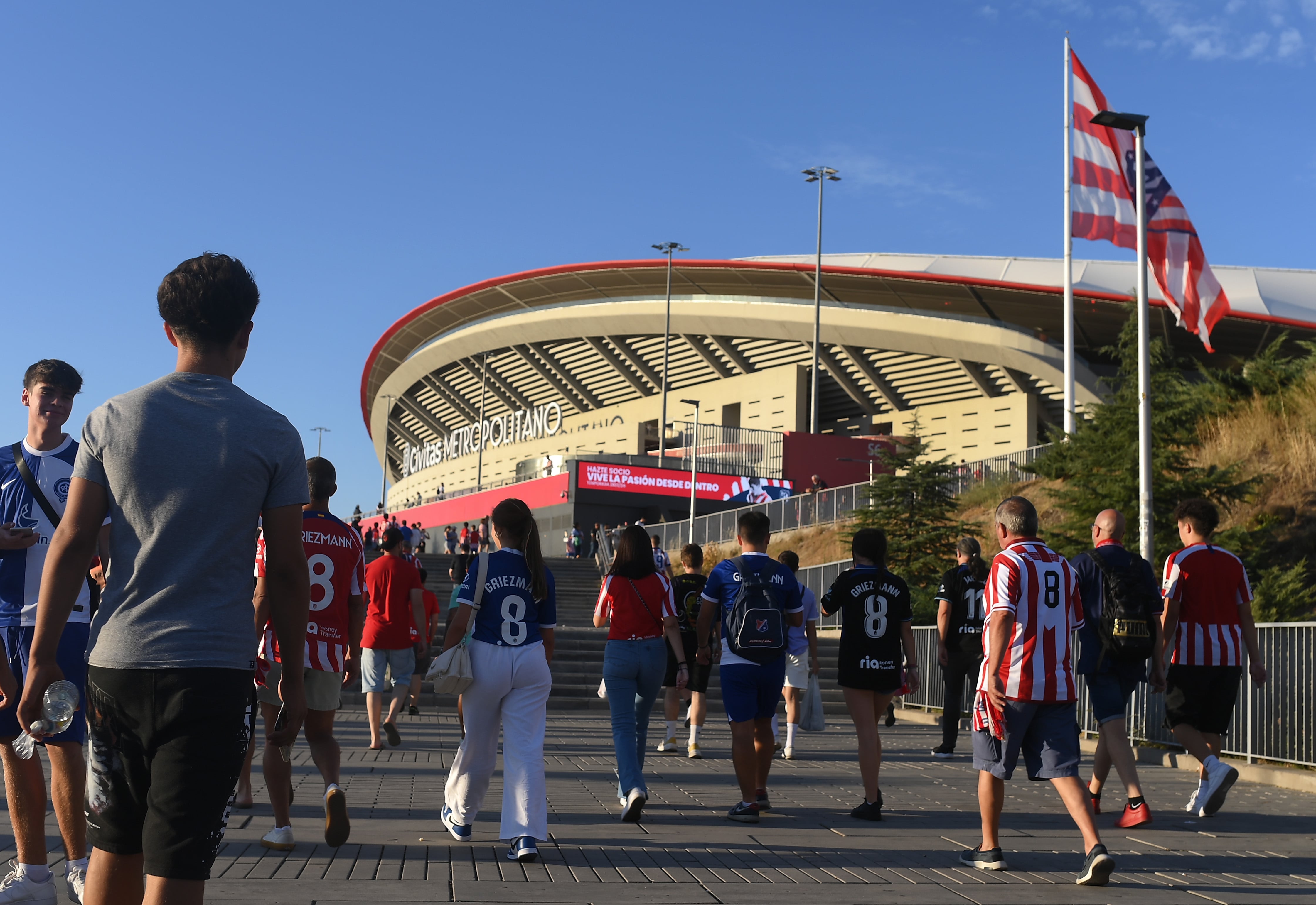 El Civitas Metropolitano, en la previa del Atlético de Madrid - Granada. (Photo by Denis Doyle/Getty Images)