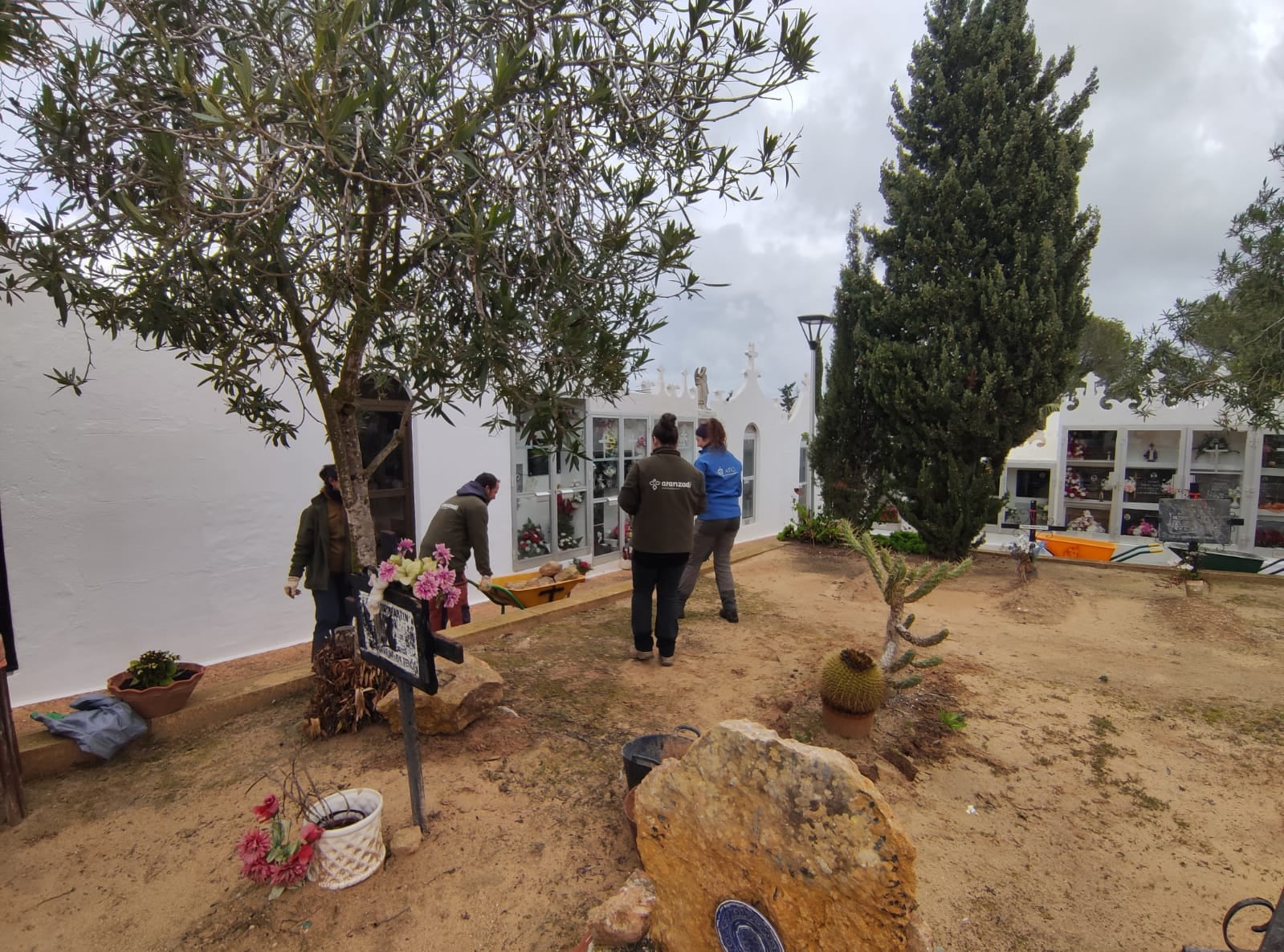 Imagen de los trabajos