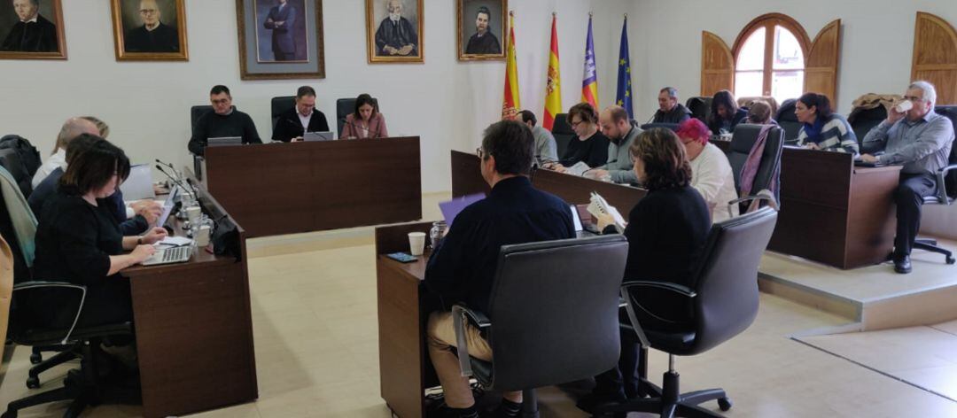 Imagen de un pleno del Ayuntamiento de Sant Josep