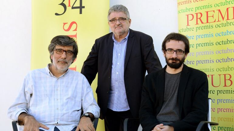 Josep Franco, Rubén Luzón y Joan García del Muro, ganadores de los Premis Octubre 2016