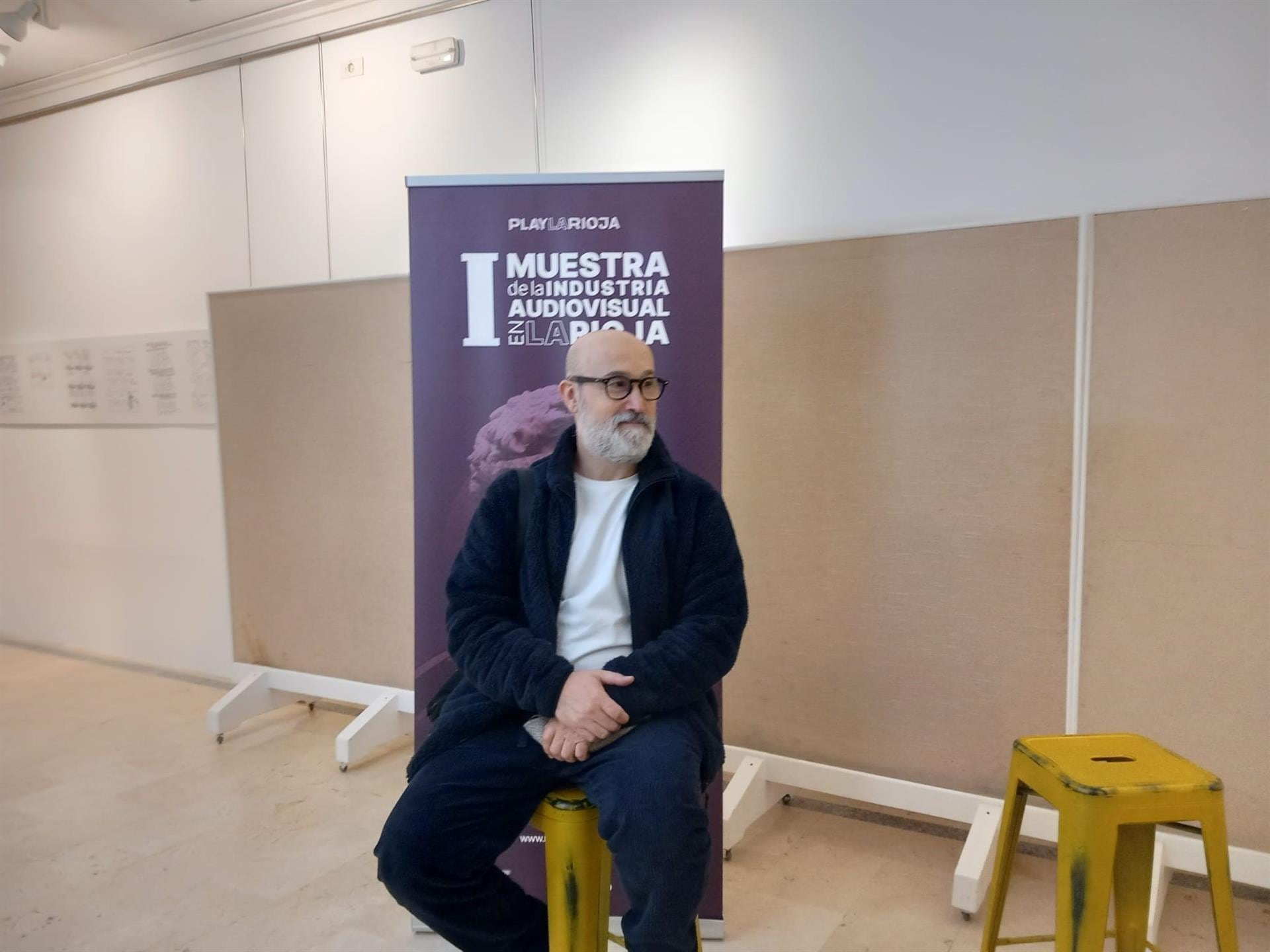 Javier Cámara en la clausura de la I muestra de la industria audiovisual de La Rioja, &#039;Play La Rioja&#039;