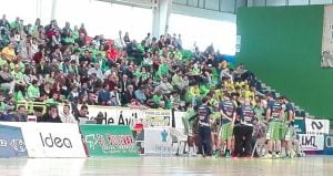 La afición arropó al equipo en todo momento