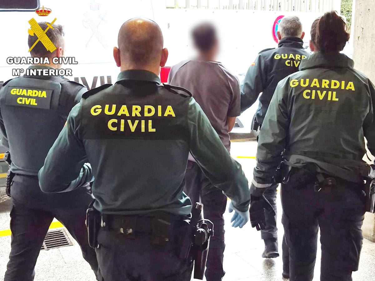 La Guardia Civil detiene por decimocuarta vez a un hombre vecino de El Astillero