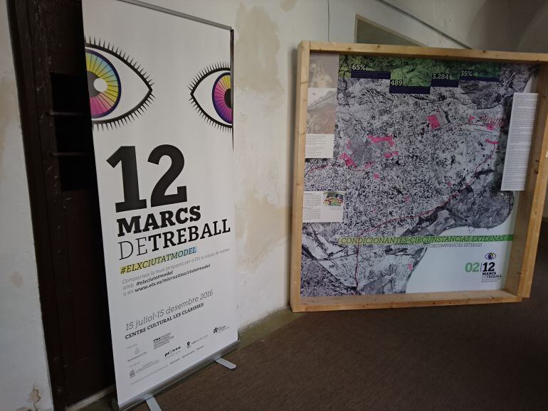 Imágen de la exposición en Las Clarisas