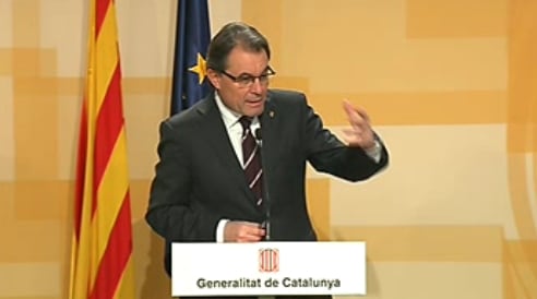 El president de la Generalitat, Artur Mas