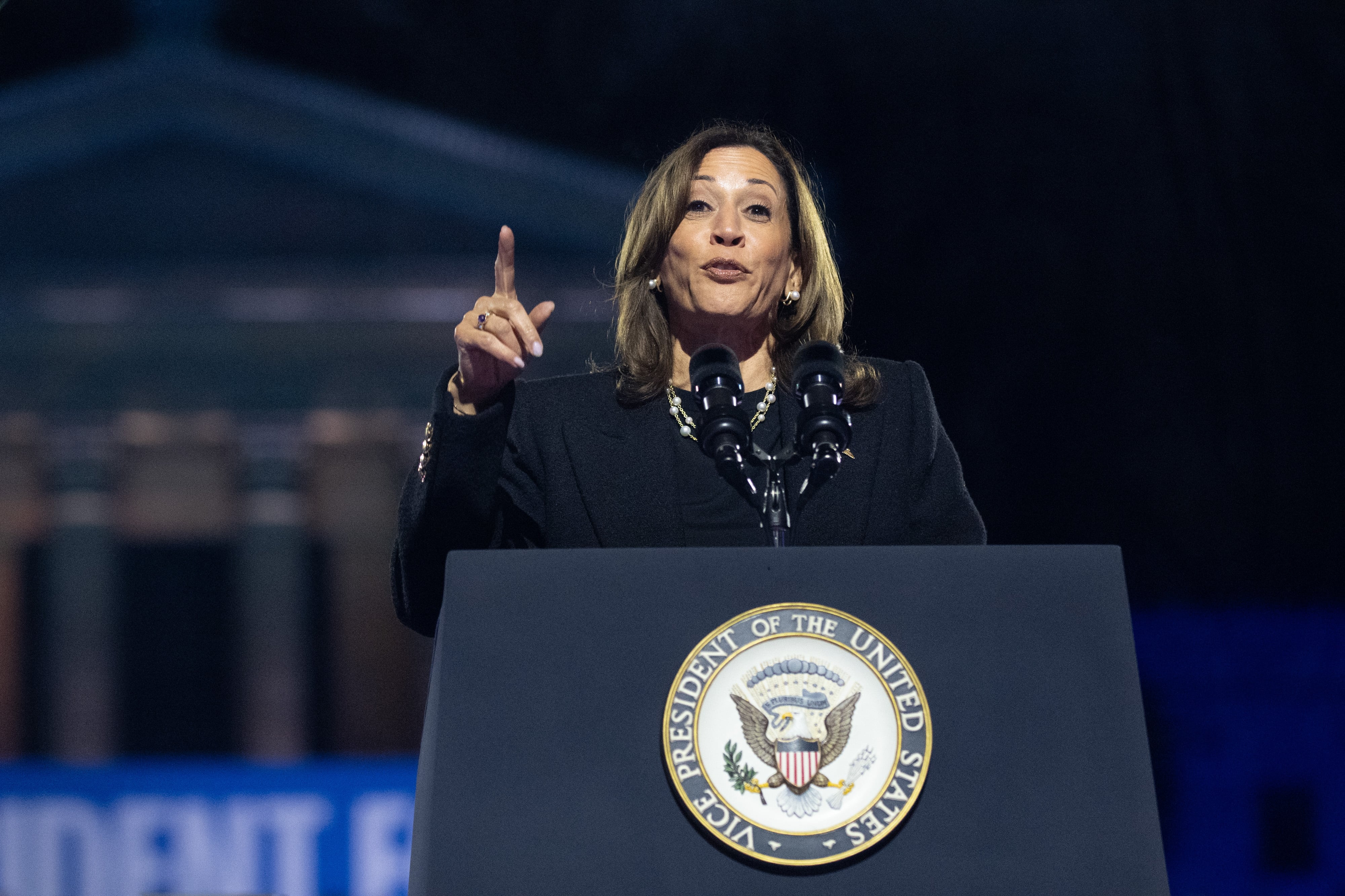 La candidata demócrata a la presidencia de EEUU, Kamala Harris