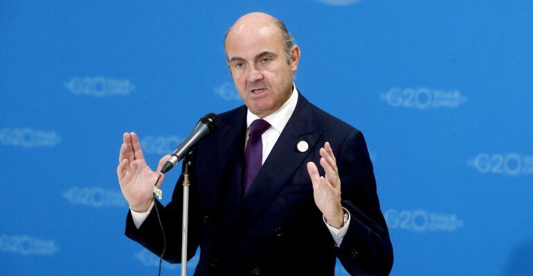 El ministro español de Economía en funciones, Luis de Guindos. EFE