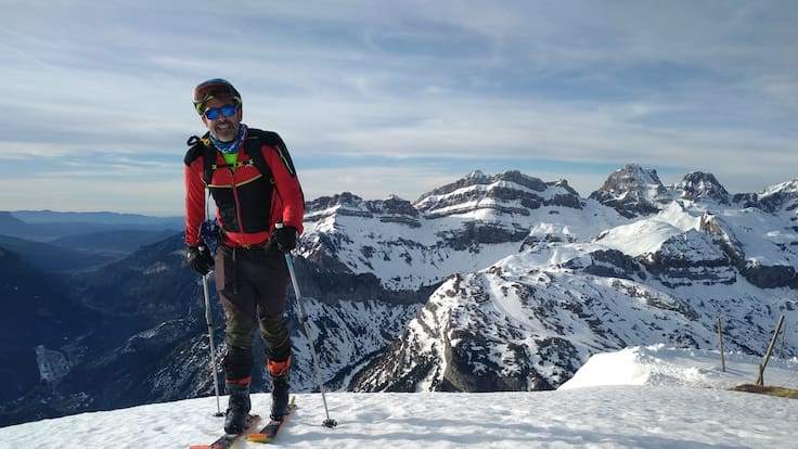 Iñigo Ayllón, guía experto en montaña