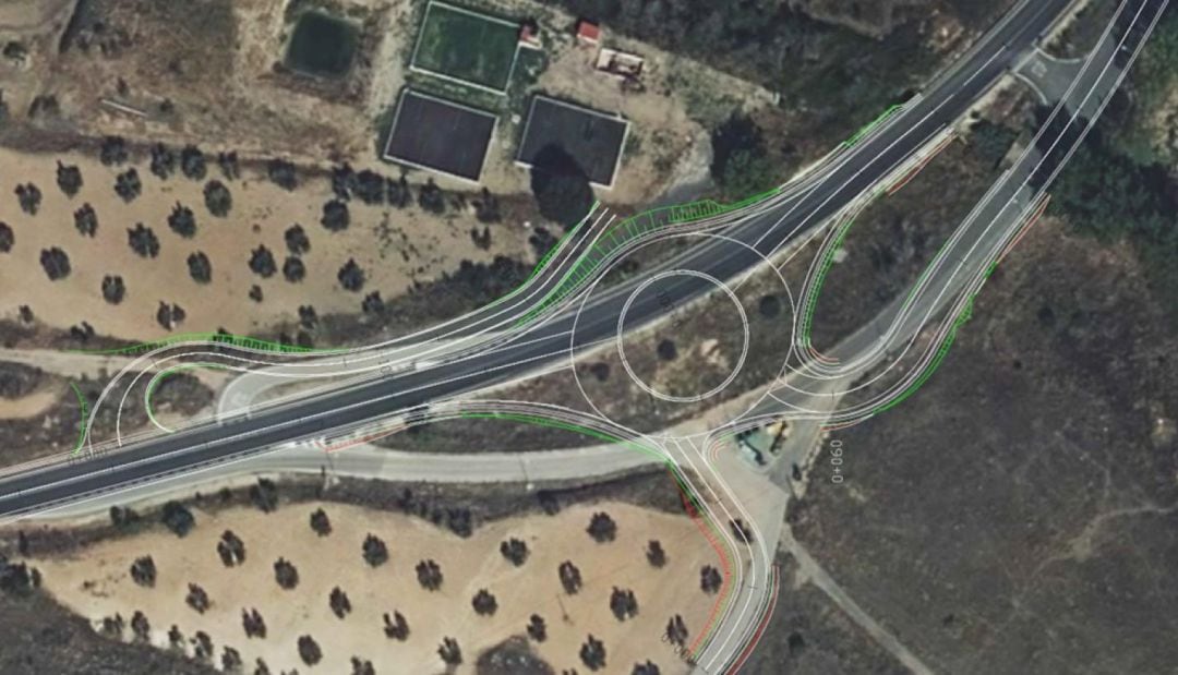 Proyecto de la rotonda del Peral de Valdepeñas (Ciudad Real)