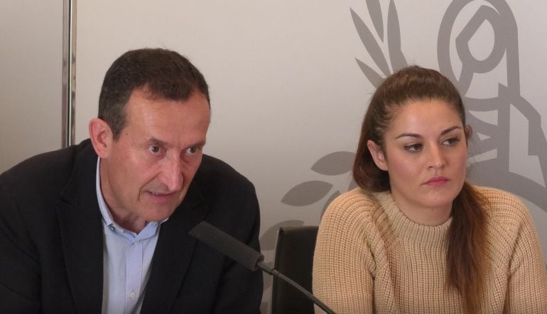 Mireia Mollà y el alcalde de Elche