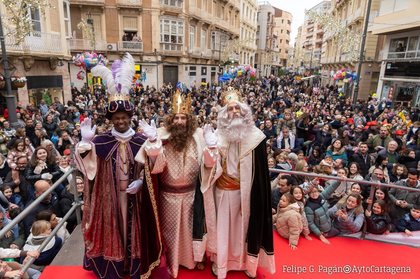 Cabalgata de los Reyes Magos en Cartagena